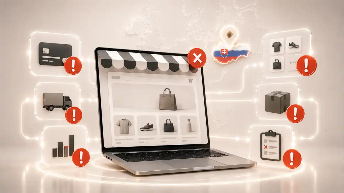 Najčastejšie chyby pri spúšťaní e-shopu na Slovensku